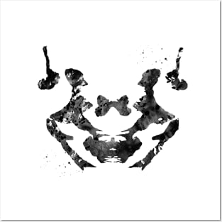 Rorschach inkblot test Posters and Art